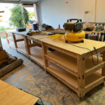 Twin Mobile Workbench Longways